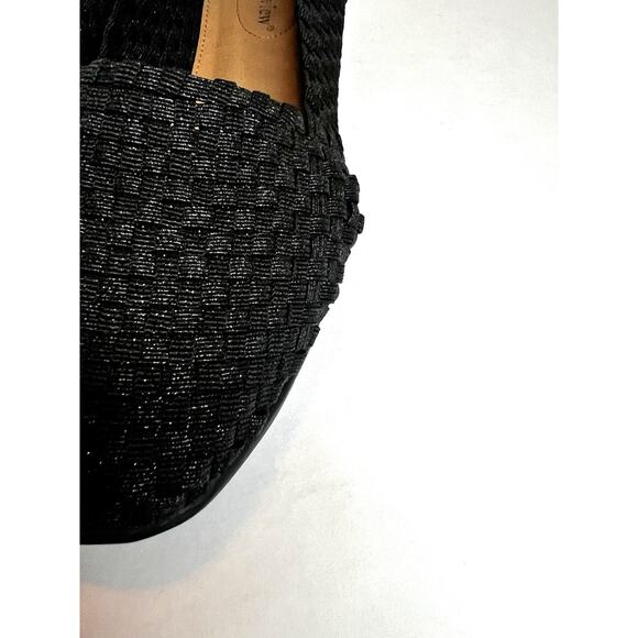 Women's Comfort View Bethany Slip On Woven Black Flats Size 11M Comfort Travel - Picture 9 of 14
